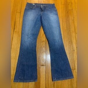 ABERCROMBIE & FITCH Medium Wash Bootcut Jeans Button Fly SIZE 6R